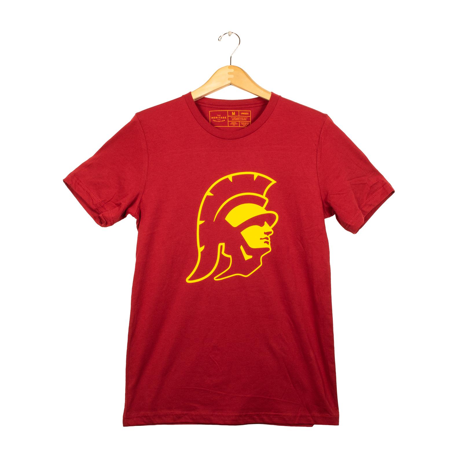 USC Trojans Heritage Cardinal Tommy Head Logo T-Shirt